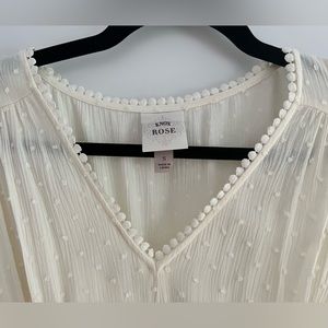 White Maxi dress - small